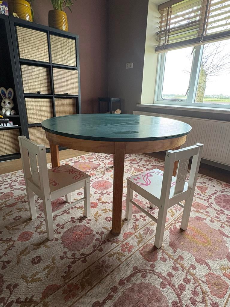 Houten kindertafel, Kinderen en Baby's, Kinderkamer | Tafels en Stoelen, Gebruikt, Tafel(s), Ophalen