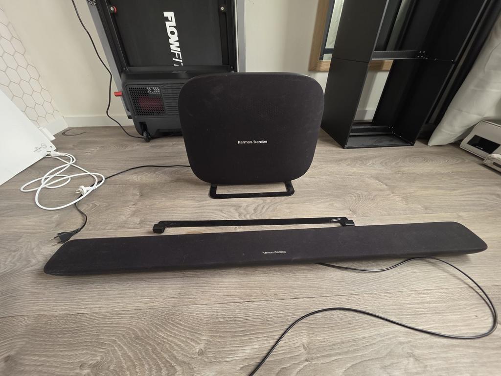 Harman Kardon SB-serie soundbar + subwoofer set, Ophalen, Met externe subwoofer, Gebruikt