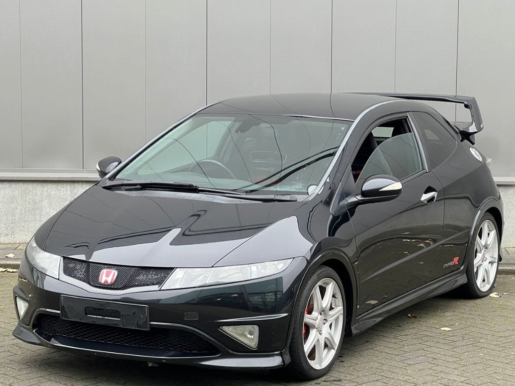 **RHD** Honda Civic 2.0 Type-r 3DR 2008 Zwart, Auto's, Honda, Voorwielaandrijving, 1998 cc, 4 stoelen, Leder en Stof