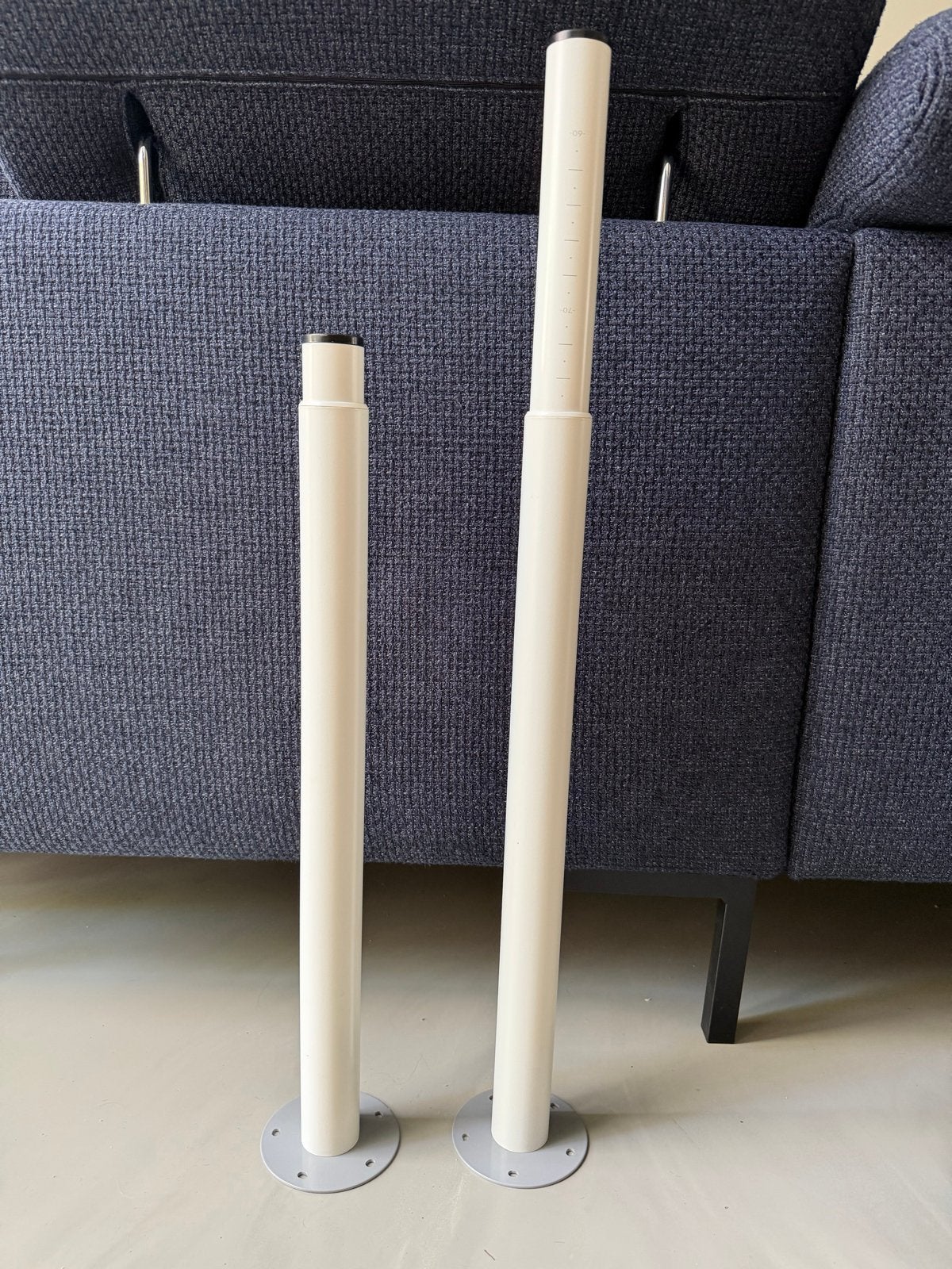 Ikea in hoogte verstelbare tafelpoten, Tafelpoot, Gebruikt, 50 tot 100 cm, Rond