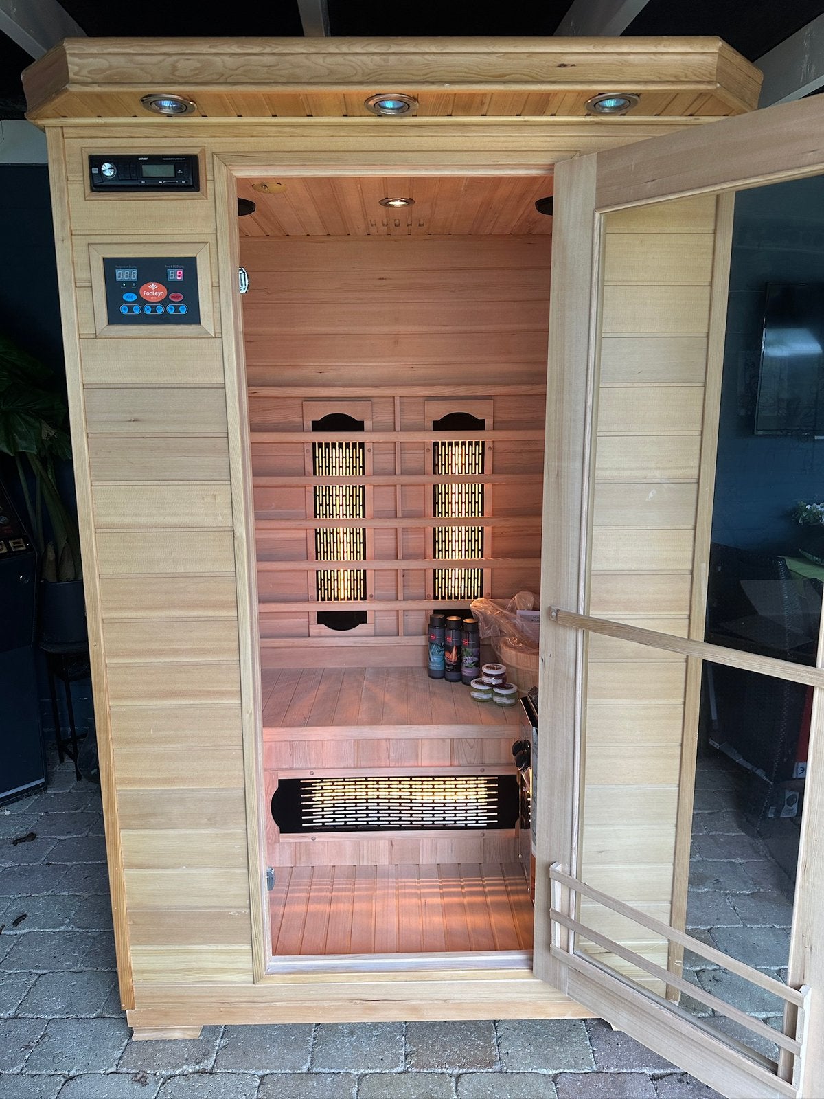 COMBI SAUNA | Infrarood + Finse sauna | GRATIS BEZORGING