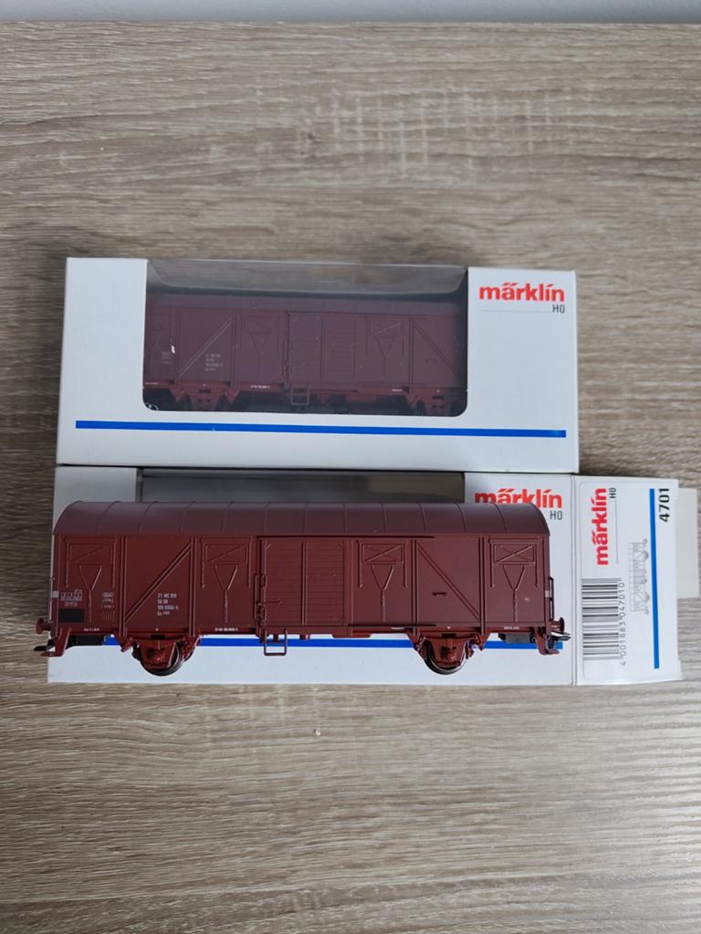 Märklin 4701 gesloten goederenwagen DR, Wisselstroom, Wagon, Ophalen of Verzenden, Zo goed als nieuw