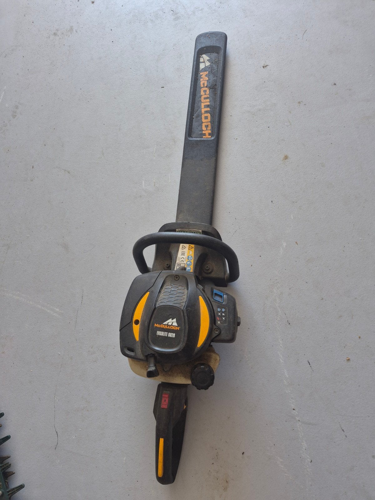 McCulloch Ergolite 6028 Heggenschaar - Benzine, Ophalen, Gebruikt, Benzine, McCulloch