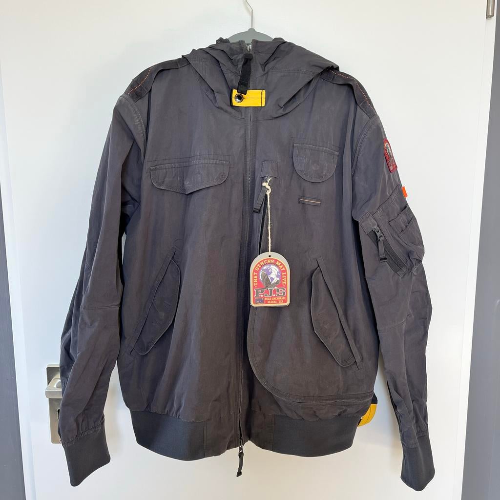 Grijze Parajumpers Jas Maat L, Ophalen of Verzenden, Zo goed als nieuw, Maat 52/54 (L), Grijs
