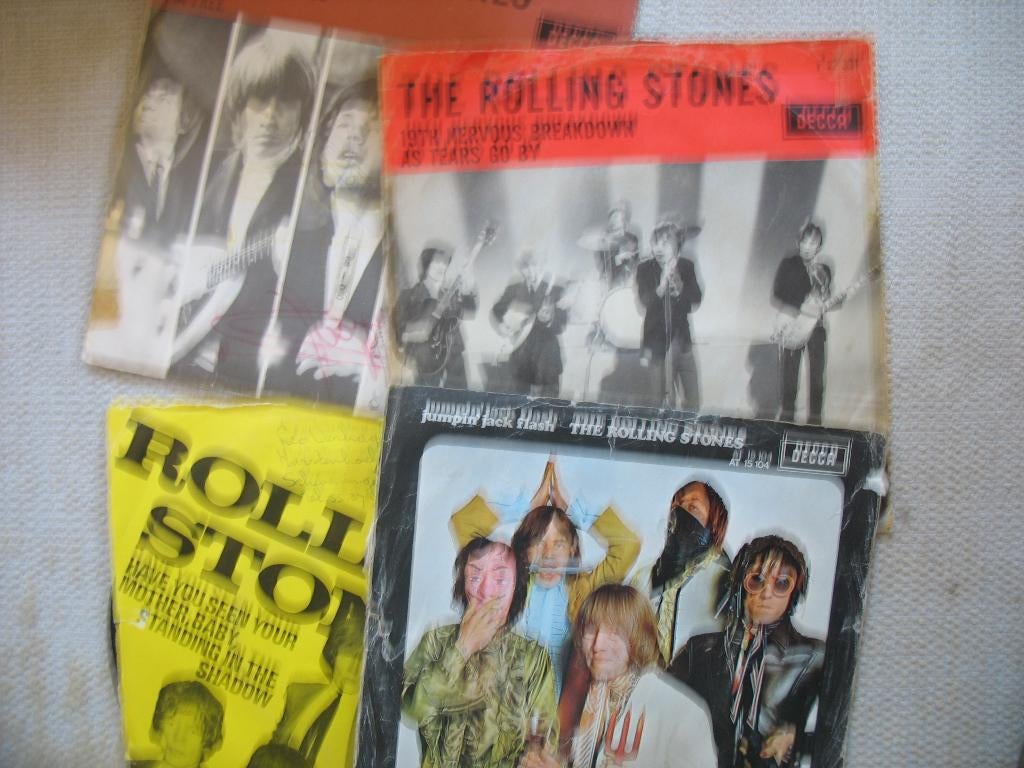 4 singles The Rolling Stones (3), Cd's en Dvd's, Vinyl Singles, Gebruikt, 7 inch, Single, Ophalen of Verzenden