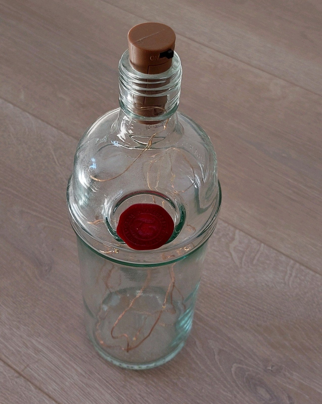 Fles met verlichting, Huis en Inrichting, Lampen | Tafellampen, Ophalen