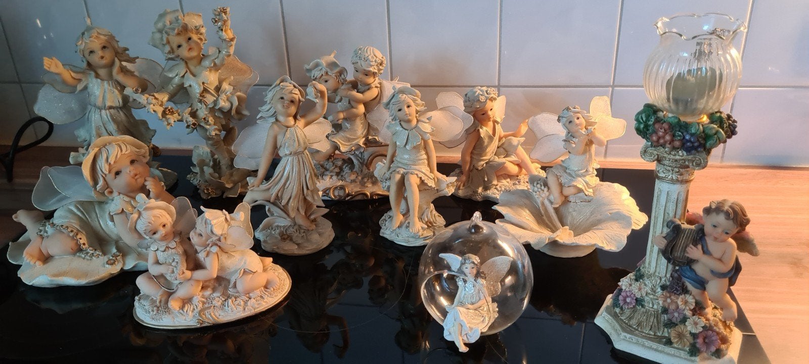 Verzameling van Engelen en Fantasy Beeldjes, Verzamelen, Ophalen, Gebruikt, Fantasy