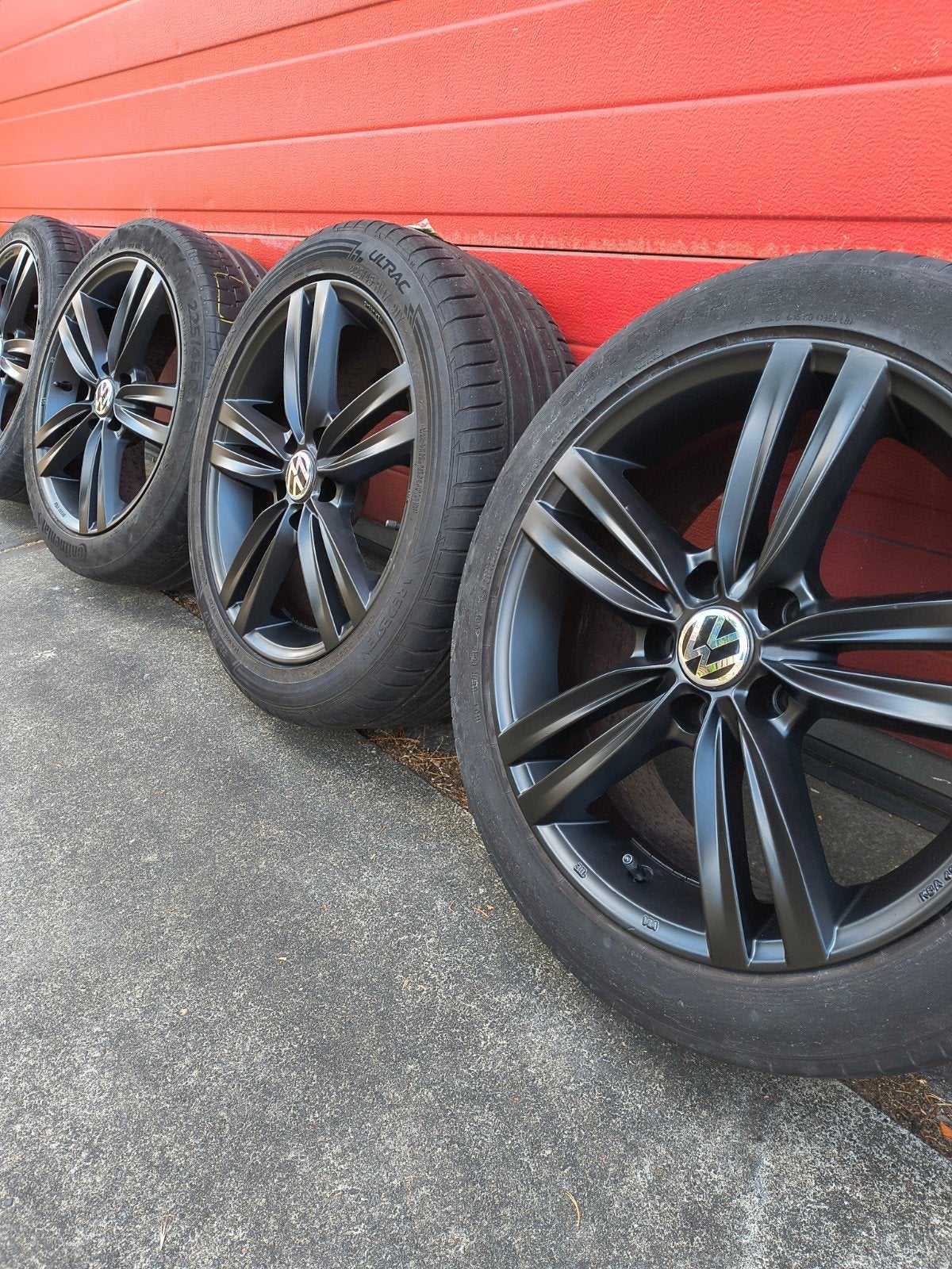 Vw velgen 17 inch golf 7 r line velgen caddy gti 5x112 Eos, Ophalen, Gebruikt, Banden en Velgen, 17 inch