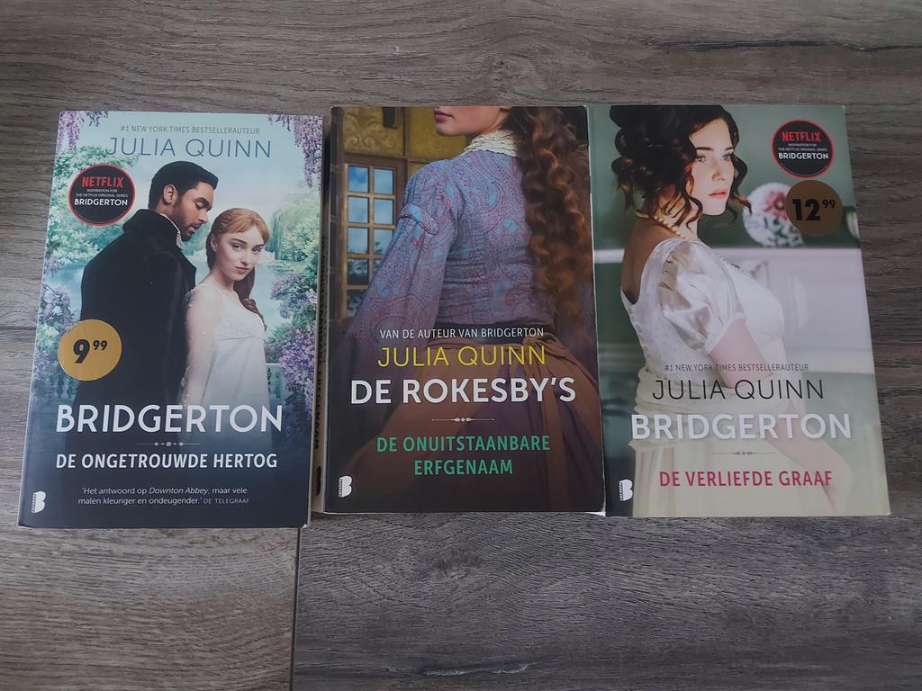 Romans Philippa Gregory Julia Quinn Julia Burgers-Drost, Boeken, Ophalen of Verzenden, Gelezen