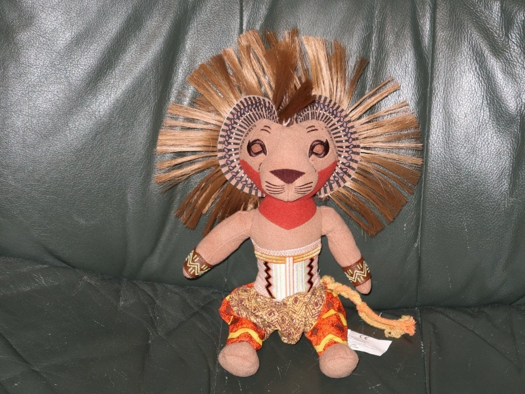 Disney beanie knuffel 32 cm Simba, The Lion King the Musical, Disney, Disney, Verzenden, Overige typen
