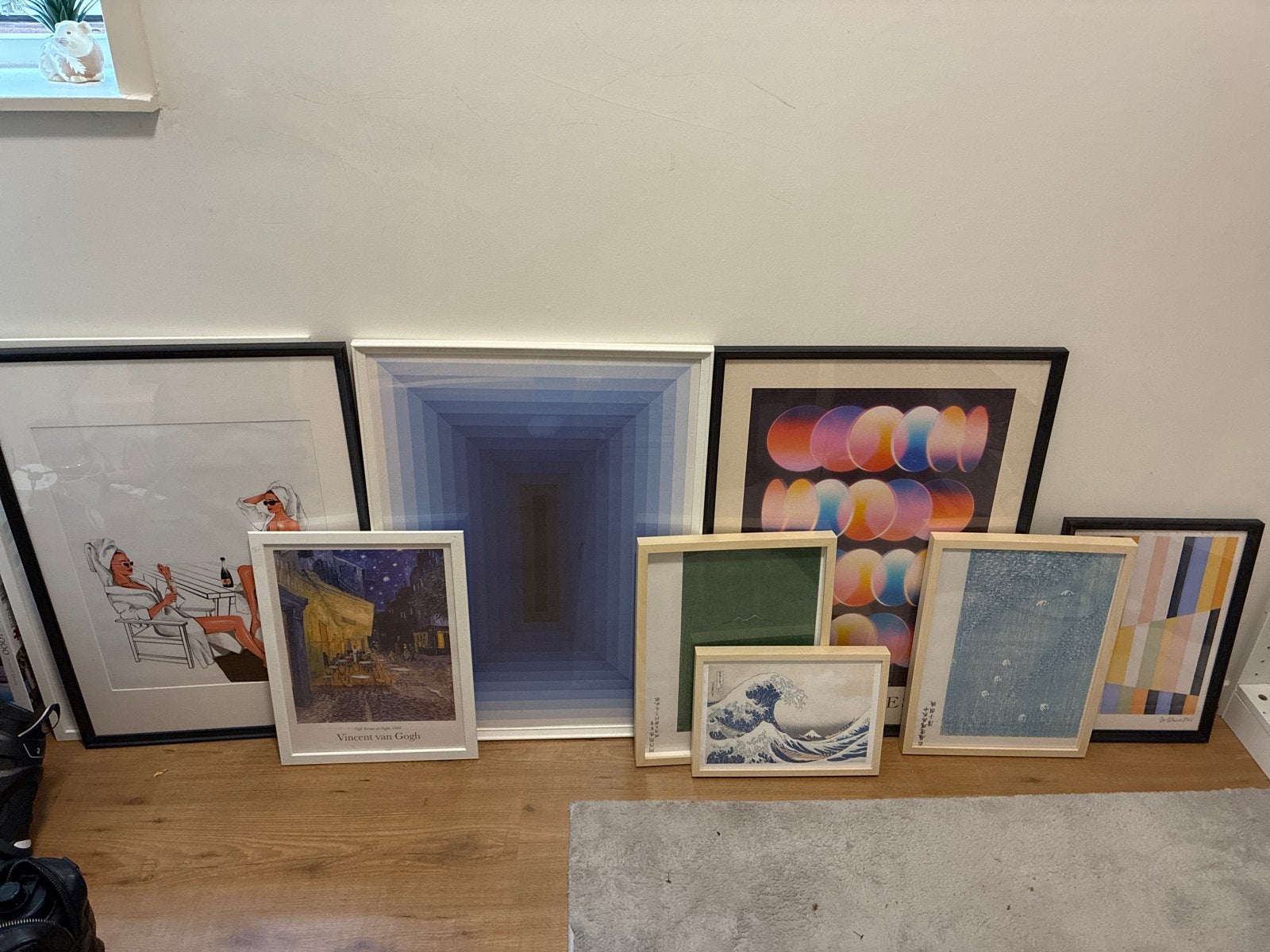 Diverse Kunstposters en Prints met Lijsten, Ophalen