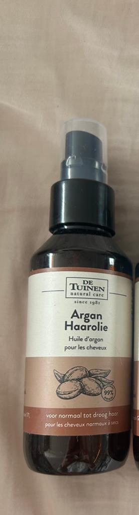 Argan olie, Sieraden, Tassen en Uiterlijk, Uiterlijk | Gezichtsverzorging, Ophalen of Verzenden, Zo goed als nieuw, Gehele gezicht