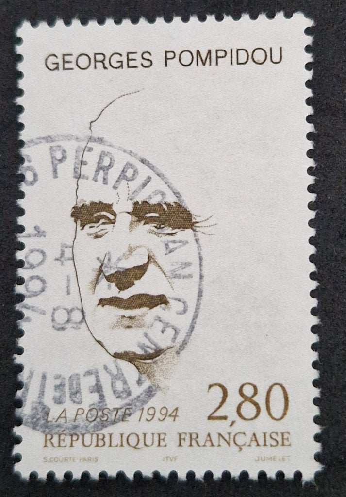Frankrijk 1994 - Mi.3018 - Georges Pompidou - ab2, Verzenden, Gestempeld