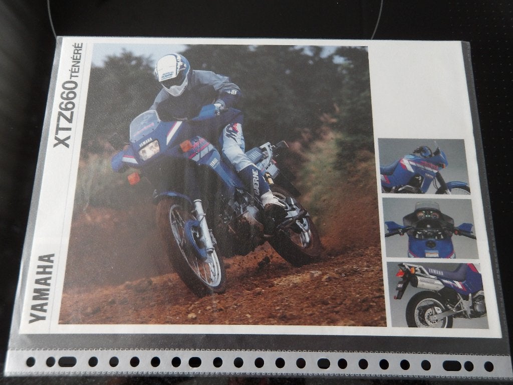 Yamaha XTZ660 Ténéré Brochure, Ophalen of Verzenden, Yamaha