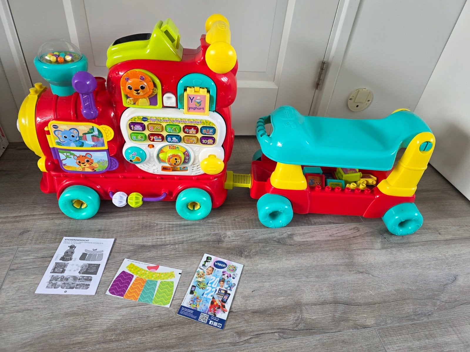 VTech Rijd en Leer Letterlocomotief., Kinderen en Baby's, Speelgoed | Vtech, Ophalen, Zo goed als nieuw, 6 maanden tot 2 jaar
