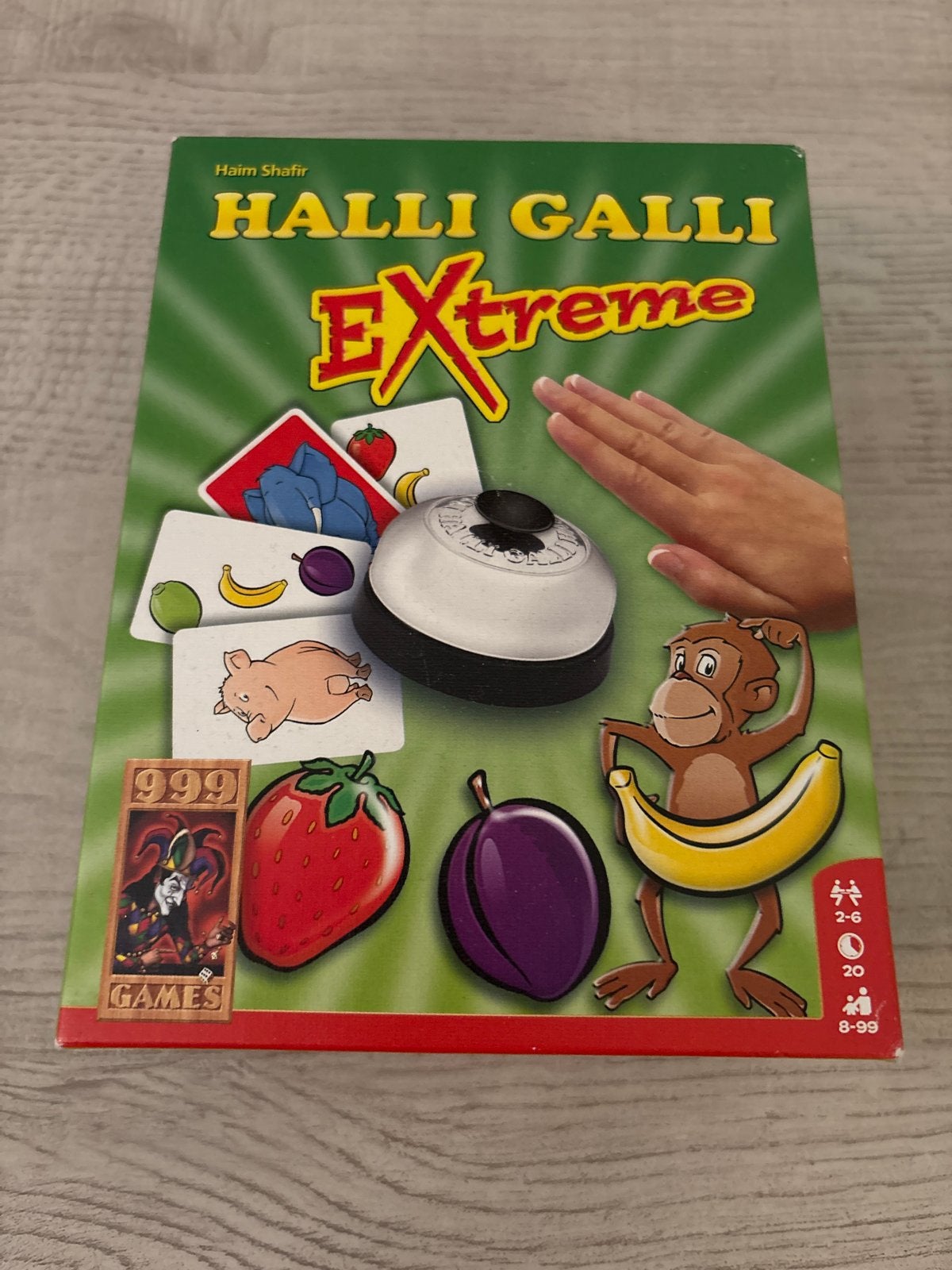Halli Galli Extreme - Leuk en snel kaartspel, Drie of vier spelers, Ophalen of Verzenden, Zo goed als nieuw