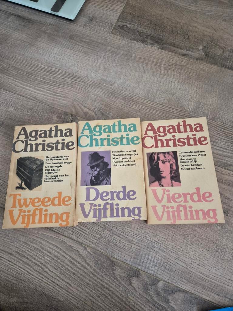 Agatha Christie boeken - Tweede, Derde, Vierde Vijfling, Ophalen, Gelezen, Agatha Christie