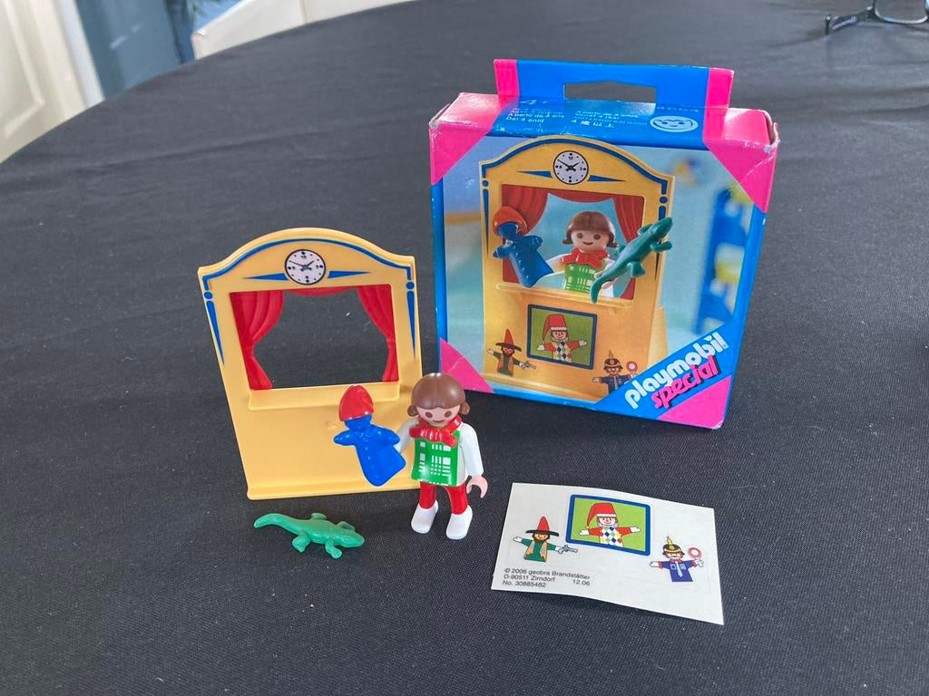 Playmobil poppenkast +ovv, Ophalen of Verzenden, Zo goed als nieuw