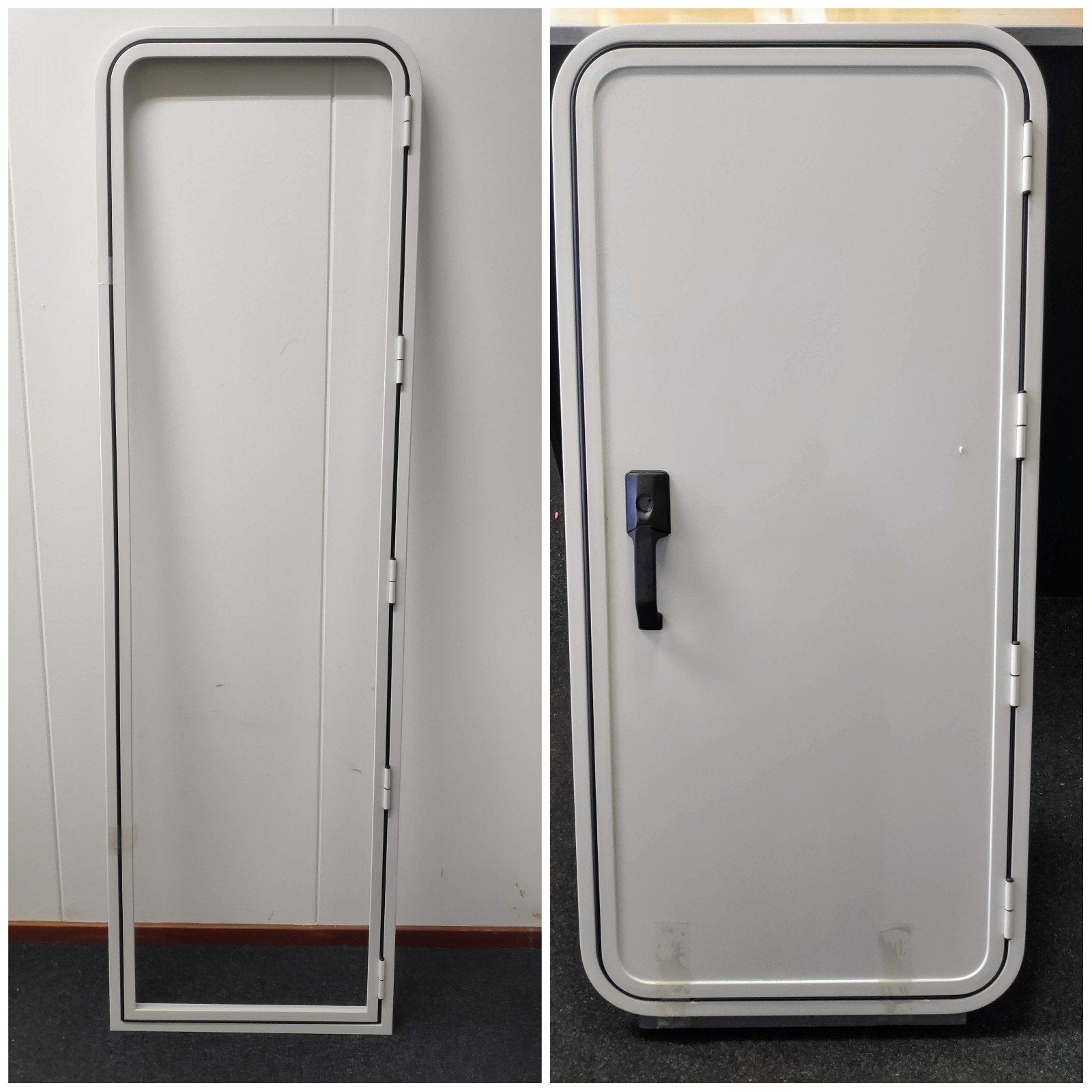 Camperdeur of garagedeur in iedere maat (aluminium), Caravans en Kamperen, Ophalen, Nieuw
