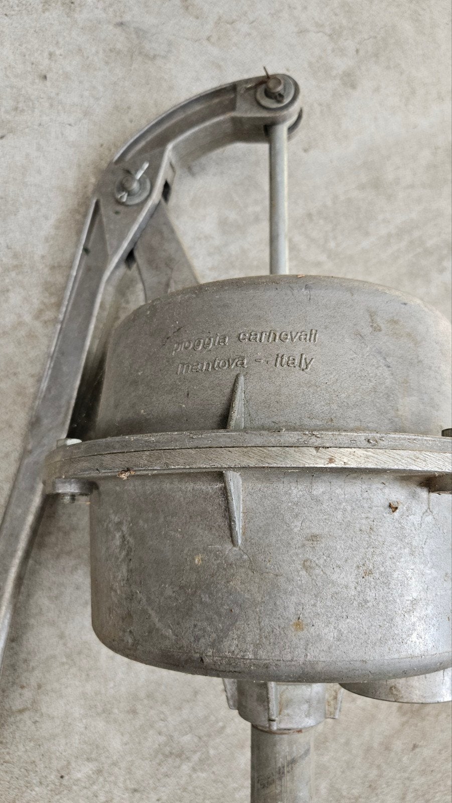 Vintage Poggiale Carnevali Mantova - Italy Waterpomp, Ophalen of Verzenden