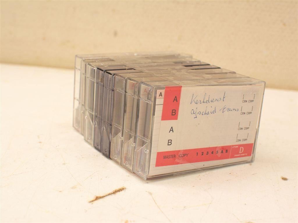 8 TDK cassettebandjes 37015, Cd's en Dvd's, Cassettebandjes, Ophalen of Verzenden, Gebruikt, Overige genres, 1 bandje