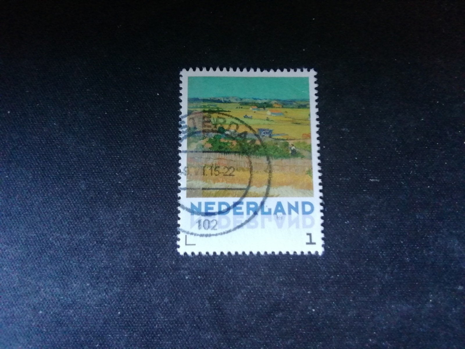 48 NEDERLAND PERSOONLIJKE POSTZEGEL VINCENT VAN GOGH GESTEMP, Ophalen of Verzenden, Na 1940, Gestempeld