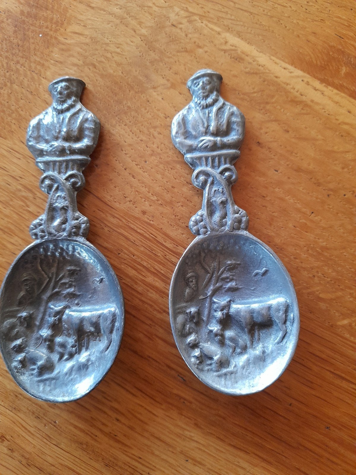 Tinnen lepels, Ophalen of Verzenden