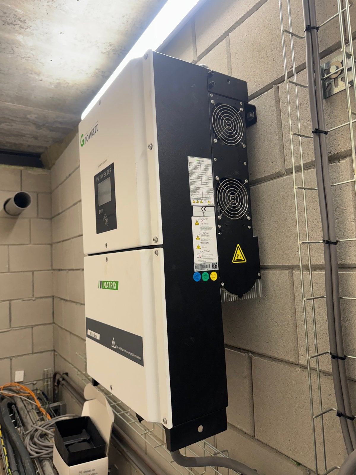 Growatt 25 kW omvormer zonnepanelen, Doe-het-zelf en Verbouw, Ophalen of Verzenden, Zo goed als nieuw, Overige typen