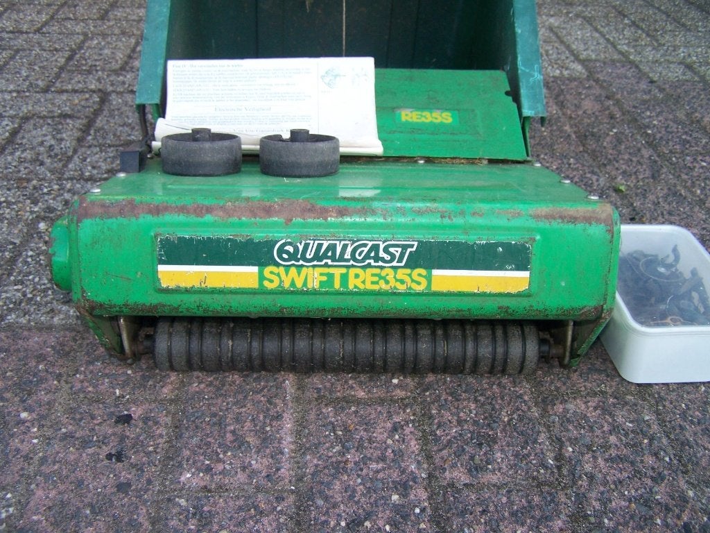 grasmaaier , kooimaaier , QUALCAST SWIFTRE35S , venticuteer, Gebruikt, Elektrische grasmaaier, Opvangbak, 30 t/m 39 cm