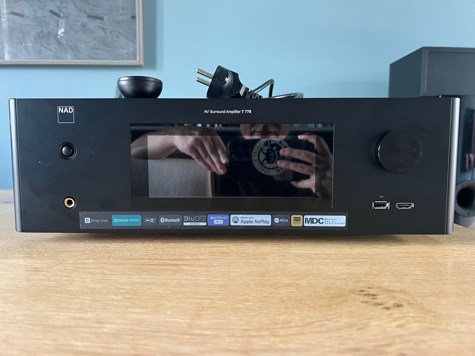 NAD AV Surround receiver T 778 - Uitstekende Staat, Overige systemen, Zo goed als nieuw, 120 watt of meer, Ophalen