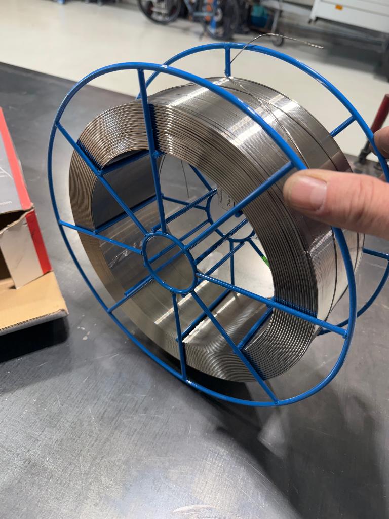 lasdraad rvs MIG, Doe-het-zelf en Verbouw, Gereedschap | Lasapparaten, Ophalen, Nieuw, Minder dan 150 ampère, Co2