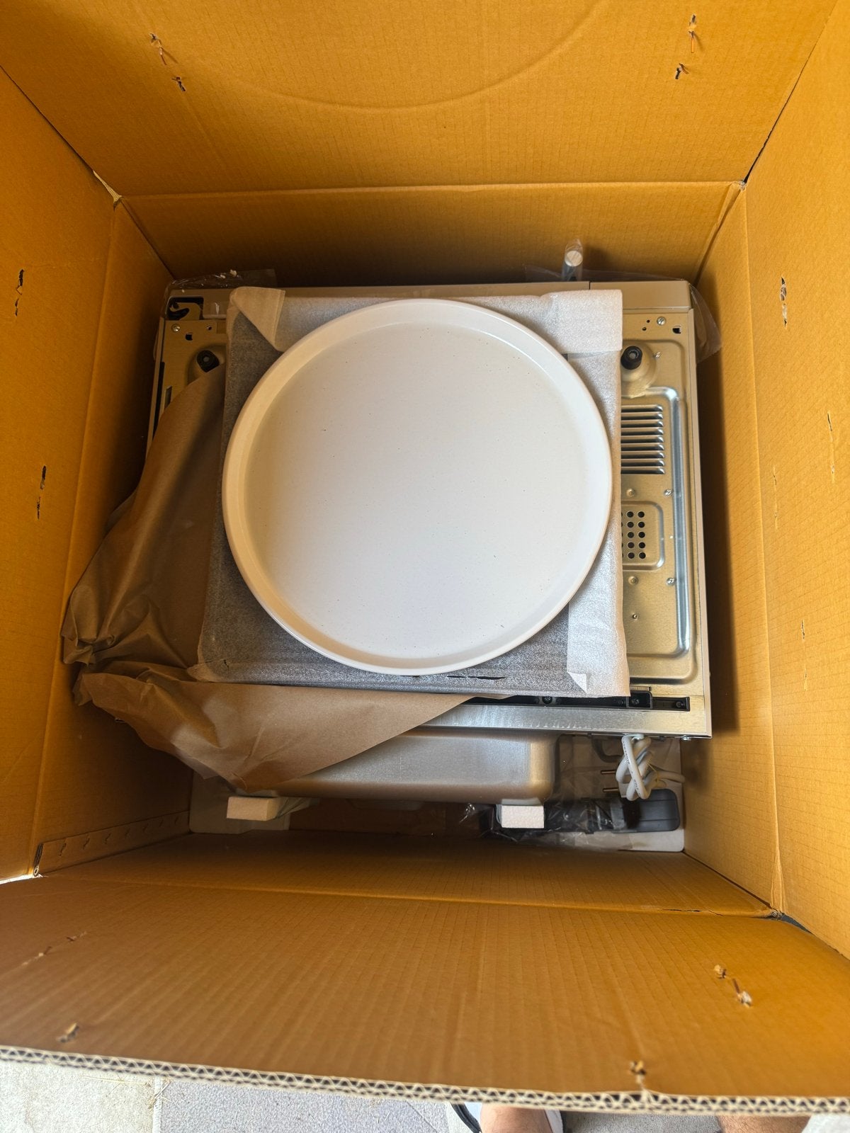 Sharp R-961INW Combimagnetron inhoud 40 l, Ophalen, Combimagnetron, 60 cm of meer, Grill