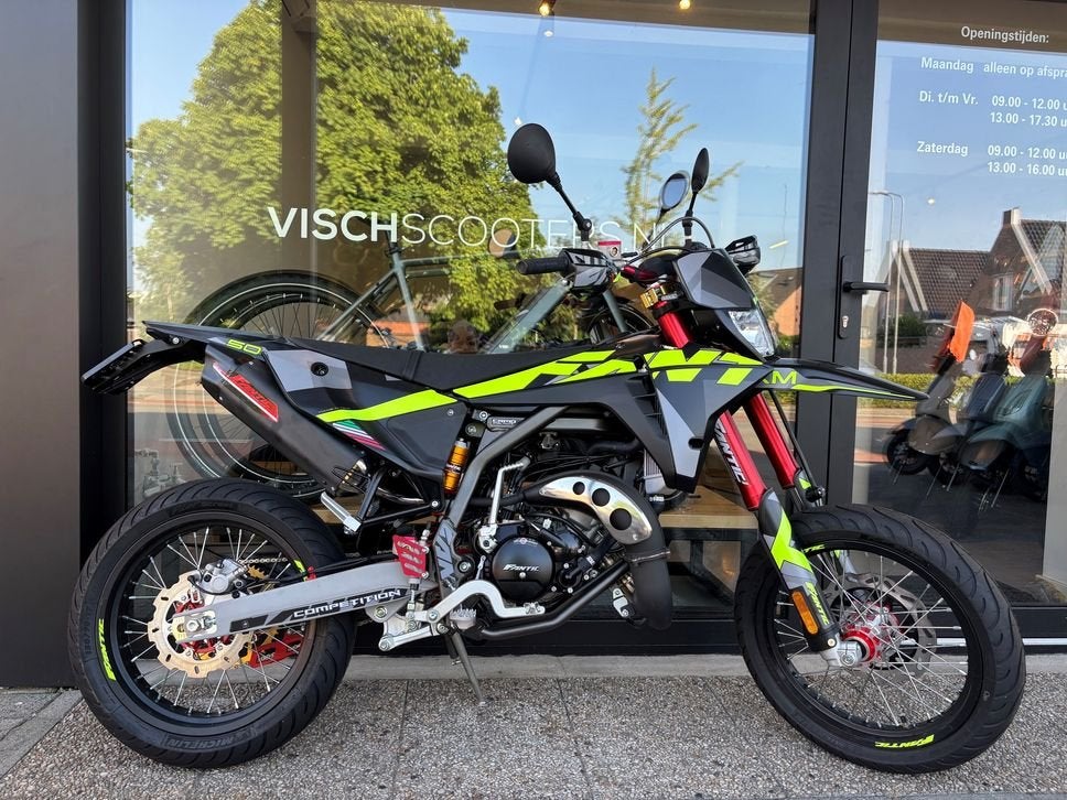 Fantic XM 50 Competition Zwart/Geel | Euro5+ Vandaag Rijden?, FANTIC, Maximaal 45 km/u, Onbekend, Nieuw