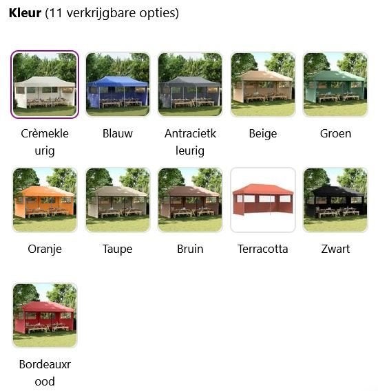 Partytent opvouwbaar paviljoen pagodetent 3x6 GRATIS BEZORGD, Tuin en Terras, Partytenten, Minder dan 4 meter, Nieuw, 2 meter of meer