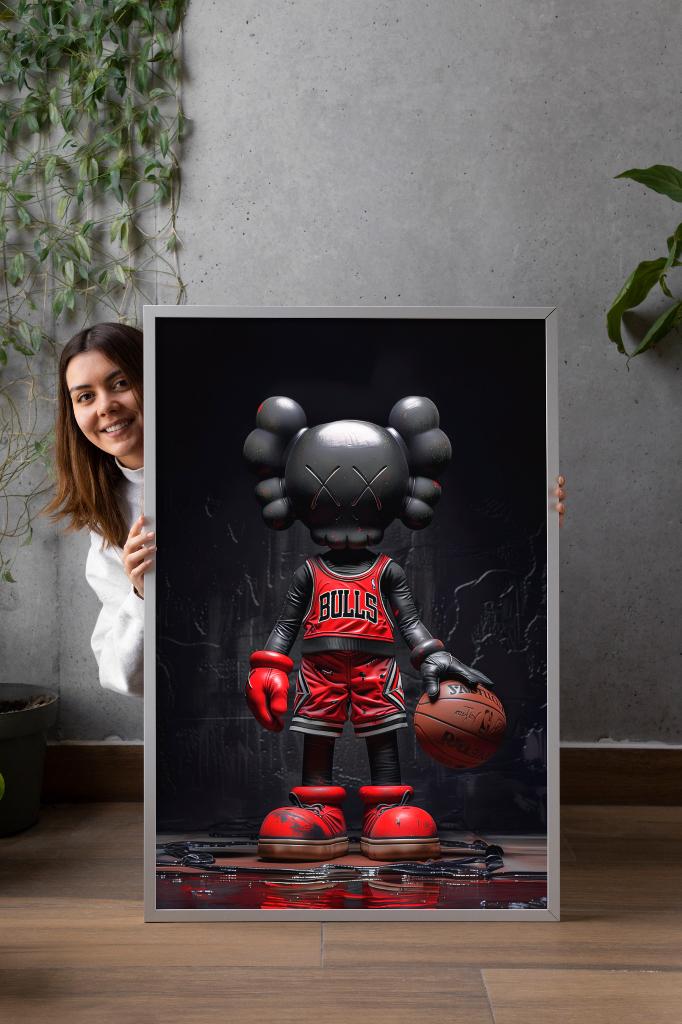 Unieke XXL Glasschilderijen | KAWS Collection - 6 sizes, Verzenden