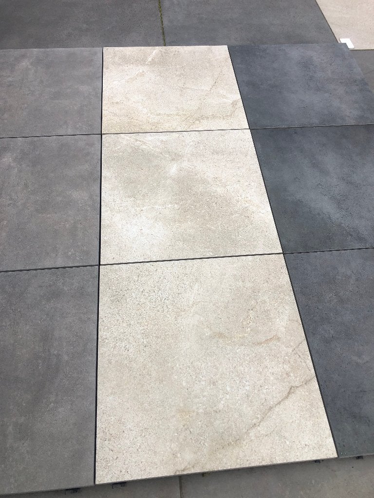 keramische terrastegels 3 cm dik 60x60x3 lichte kleuren, Tuin en Terras, Ophalen of Verzenden, Nieuw