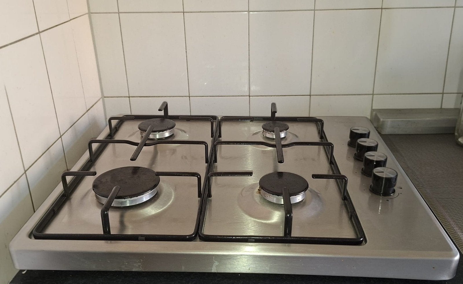 Vrijstaand gasfornuis 4-pit, Witgoed en Apparatuur, Kookplaten, Ophalen, Gebruikt, 4 kookzones, Gas