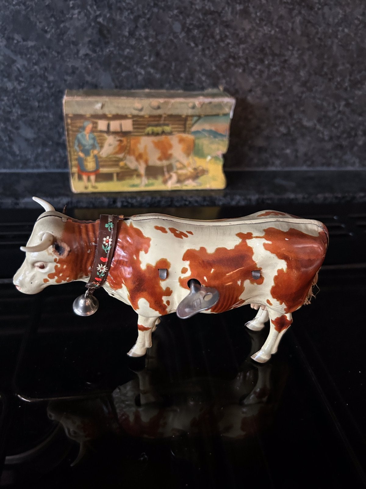 1950 - Kohler - Walking Cow, Antiek en Kunst, Antiek | Speelgoed, Ophalen of Verzenden