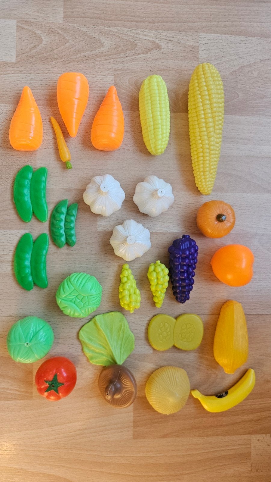 Speelgoed plastic groenten en fruit set, Ophalen of Verzenden, Zo goed als nieuw, Kunststof, Speelkeuken-accessoire