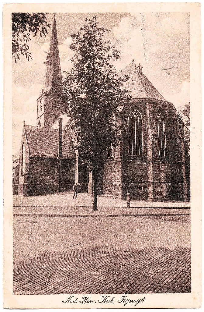 Rijswijk ZH 02, Ned. Herv.kerk, gelopen 1930 richtprijs 4,==, Verzenden, 1920 tot 1940, Gelopen, Zuid-Holland