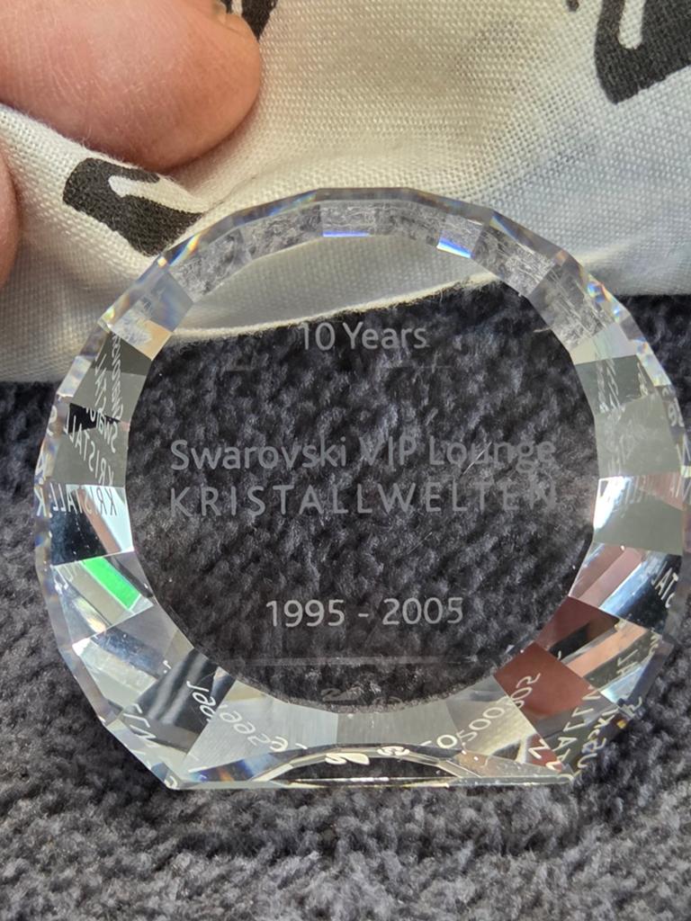 Swarovski VIP Lounge Kristal Wereld 10 Jaar Jubileum, Verzamelen, Swarovski, Ophalen of Verzenden, Zo goed als nieuw, Overige typen