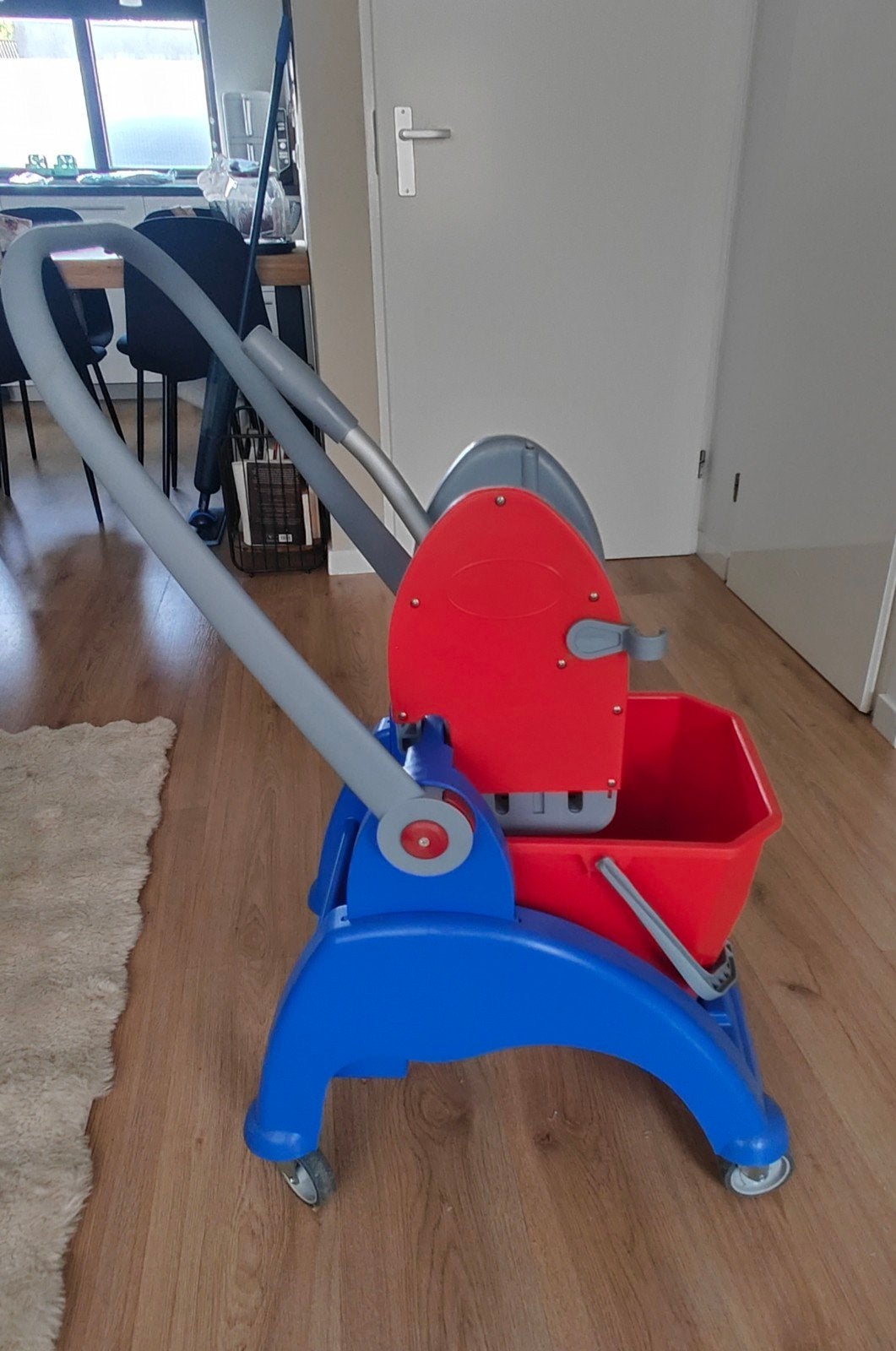 Proffesionele enkele mop emmer met wringer, Huis en Inrichting, Schoonmaakartikelen, Ophalen, Dweilemmer, -bak, of -wagen
