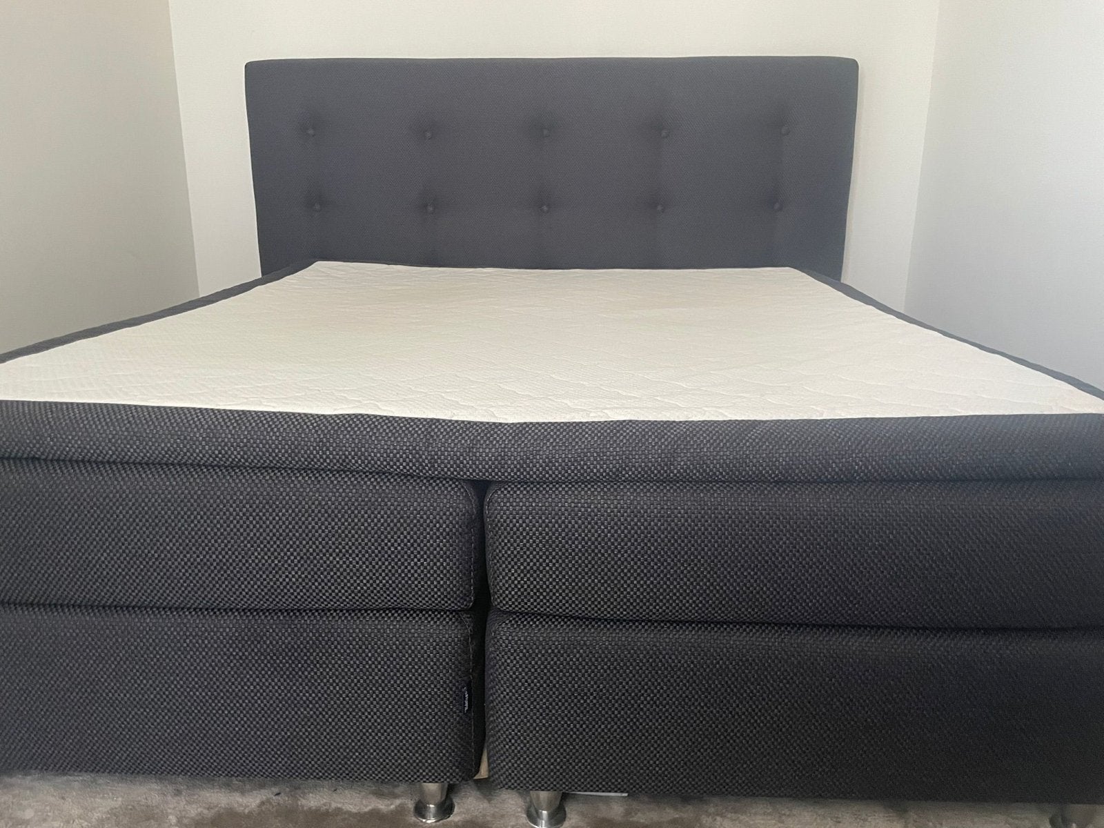 Karlsson 180 bij 200 boxspringbed, Ophalen, Gebruikt, Tweepersoons, 180 cm