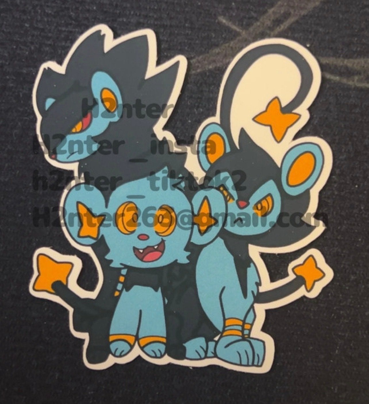Pokémon Sticker luxray shinx luxio, Ophalen of Verzenden, Nieuw, Strip of Tekenfilm