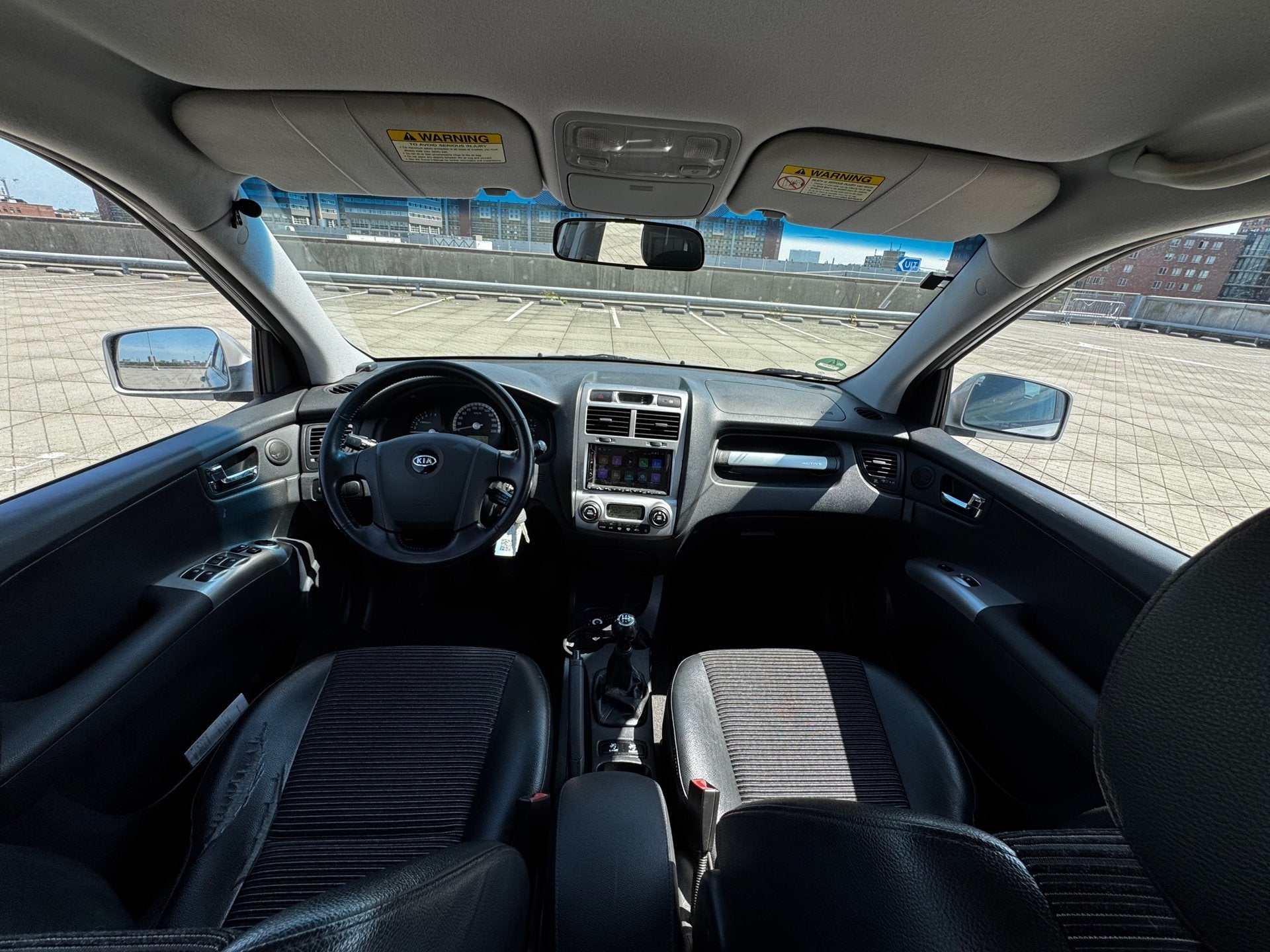 Kia Sportage 2.0 CVVT Executive CRUISE CLIMA LEER CARPLAY, Auto's, Kia, 1442 kg, Gebruikt, Zwart, 4 cilinders