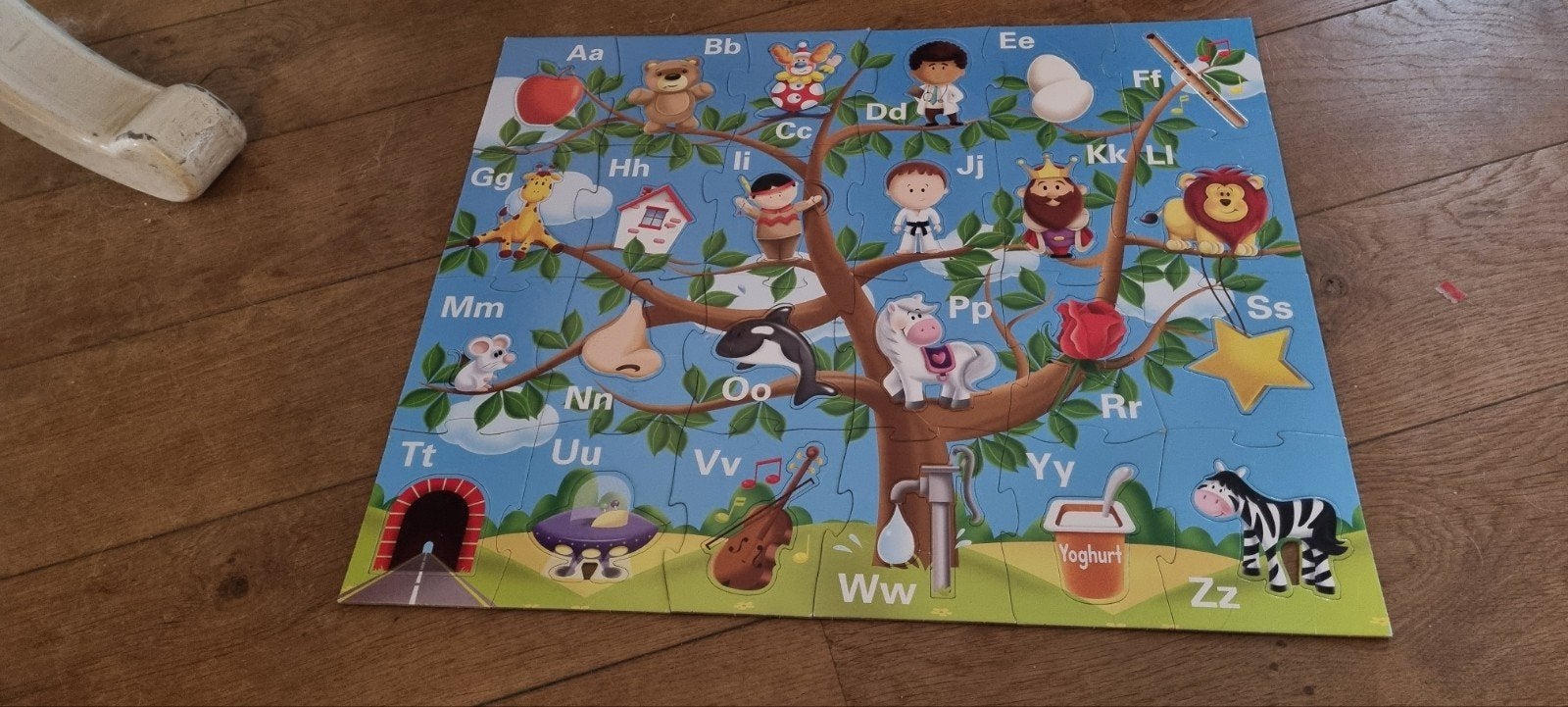 Leuke Alfabet Puzzel voor Kinderen, Ophalen of Verzenden, 10 tot 50 stukjes, Gebruikt, 2 tot 4 jaar