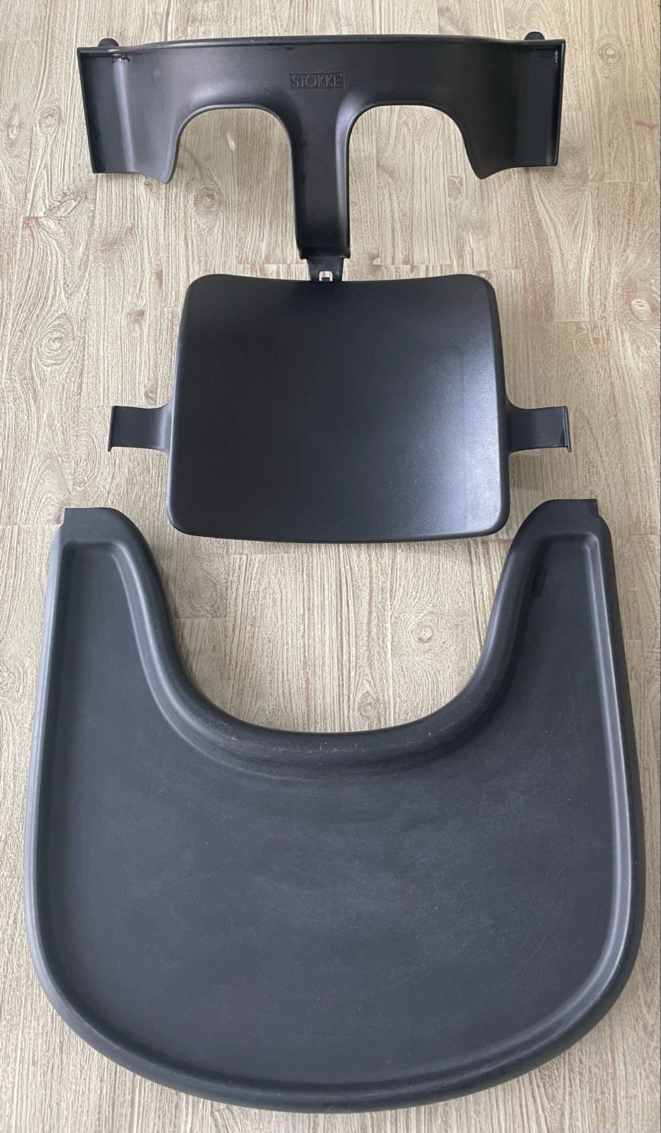 Stokke Babyset 2 met eetblad voor Tripp Trapp, Ophalen of Verzenden, Gebruikt, Meegroeistoel, Afneembaar eetblad