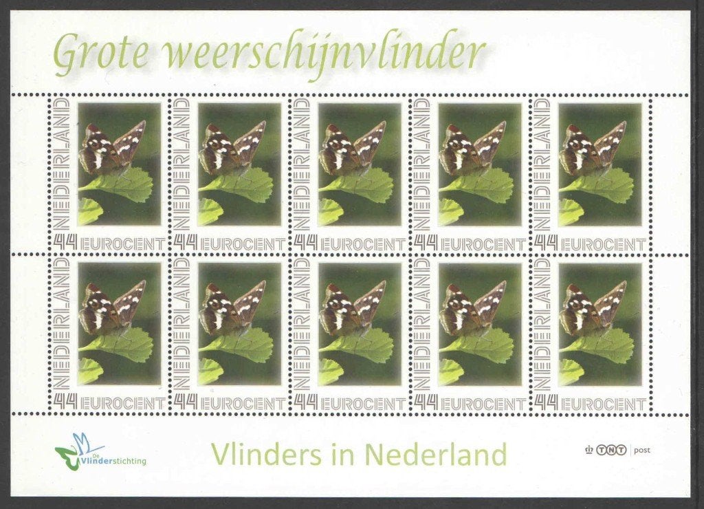 Postzegels Vlinders in Nederland: Grote weerschijnvlinder, Postzegels en Munten, Ophalen of Verzenden, Na 1940, Postfris