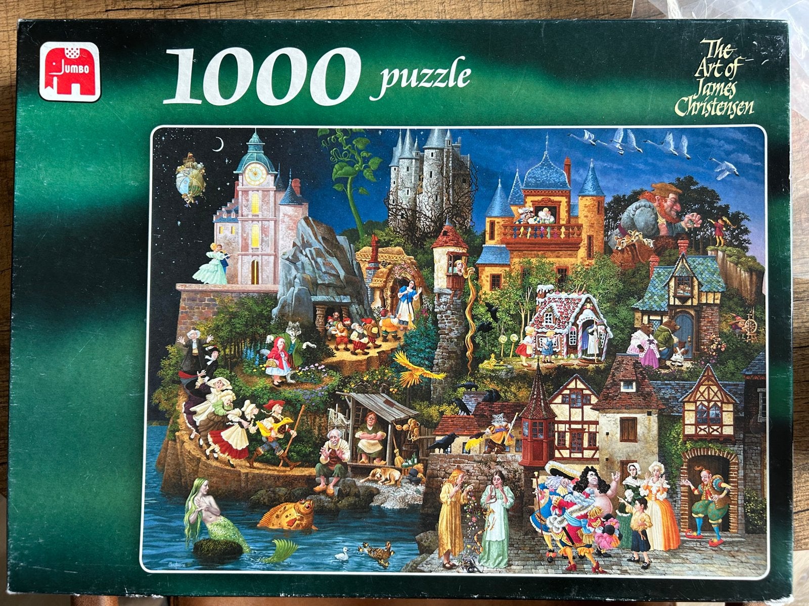 The art of james christensen  puzzel 1000 stukjes Jumbo, Hobby en Vrije tijd, Ophalen of Verzenden, Zo goed als nieuw