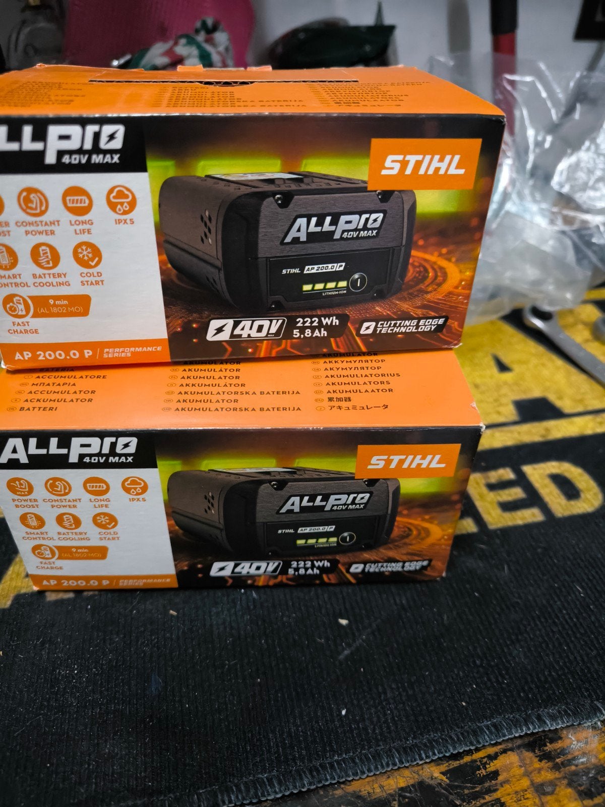 Nieuwe Stihl All Pro AP 200.0 P Accu (2 stuks), Ophalen of Verzenden, Nieuw, Overige merken, Overige typen